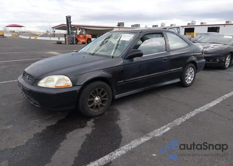 1998 Honda Civic Ex z USA, uszkodzony, nr VIN 1HGEJ8240WL132637